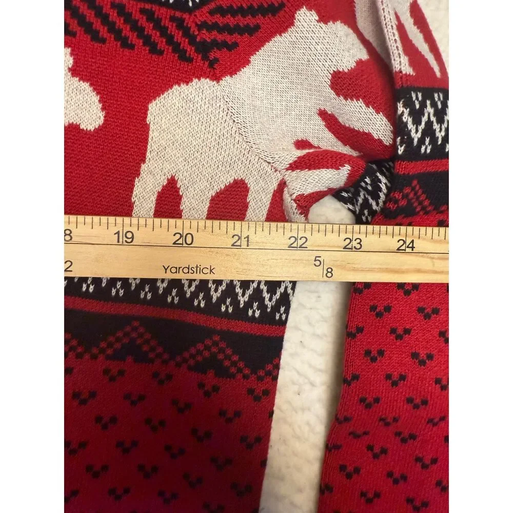NWT Chaps Sweater Fair Isle Polar Bear All Over Design Crew Neck Pullover‎ Large